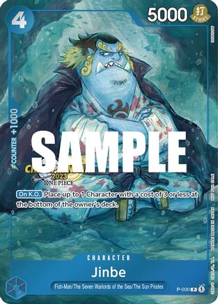Jinbe (CS 2023 Event Pack) (P-030) - One Piece Promotion Cards Foil