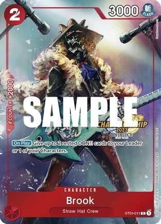 Brook (CS 2023 Celebration Pack) (ST01-011) - One Piece Promotion Cards Foil