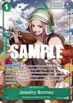 Jewelry Bonney (CS 2023 Celebration Pack) (ST02-007) - One Piece Promotion Cards Foil