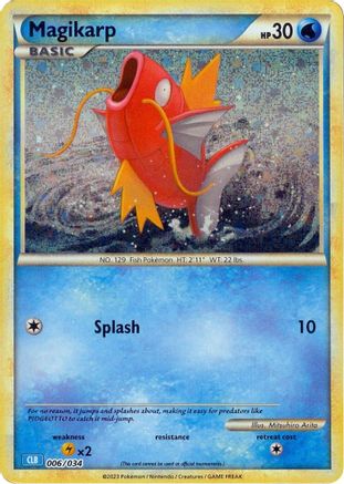 Magikarp 006/034  - Holofoil Trading Card Game Classic - Classic Collection