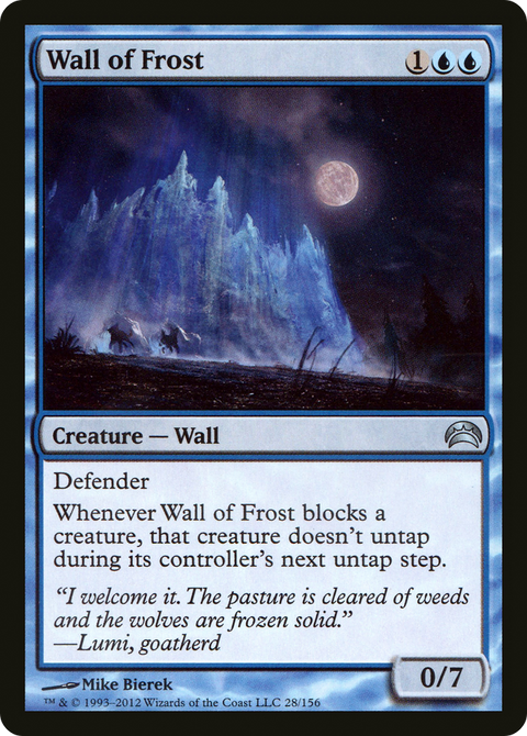 Wall of Frost (PC2-028) - Planechase 2012 Foil