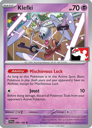 Klefki 096/198  - Holofoil Prize Pack Series Cards - Rare