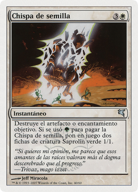 Seed Spark (Spanish) - "Chispa de semilla" (PSAL-J40) - Salvat 2005 Foil