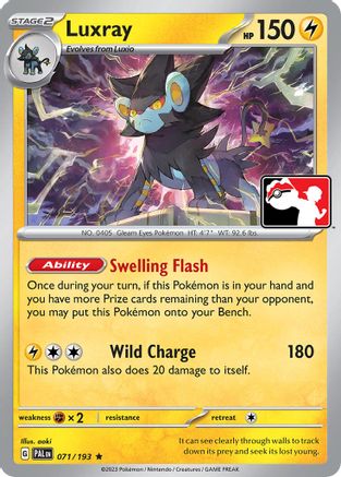 Luxray 071/193  Prize Pack Series Cards - Rare