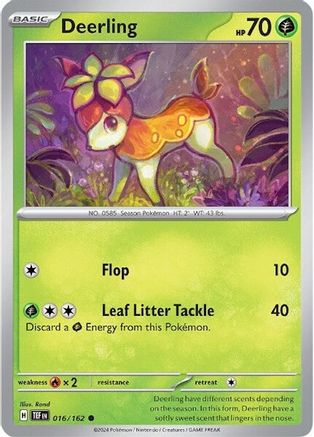 Deerling 016/162  SV05 Temporal Forces - Common
