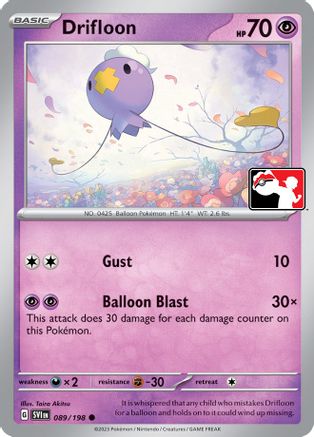 Drifloon 089/198  - Holofoil Prize Pack Series Cards - Common
