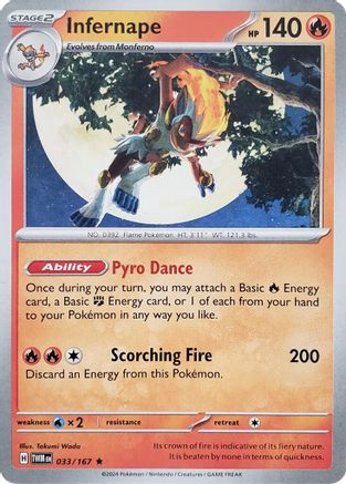 Infernape 033/167  Deck Exclusives - Rare