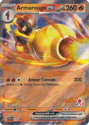 Armarouge ex (Armarouge 60) 105  - Holofoil Battle Academy 2024 - Holo Rare