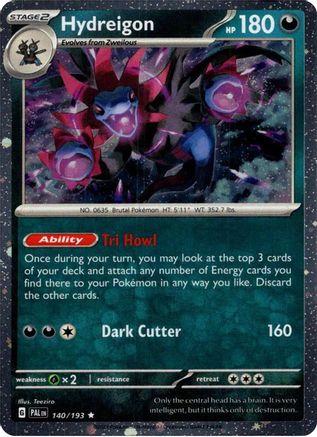 Hydreigon (Cosmos Holo) 140  - Holofoil Blister Exclusives - Rare
