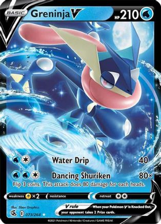Greninja V 073/264  Deck Exclusives - Promo