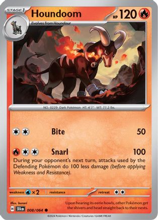 Houndoom 008/064  SV Shrouded Fable - Common