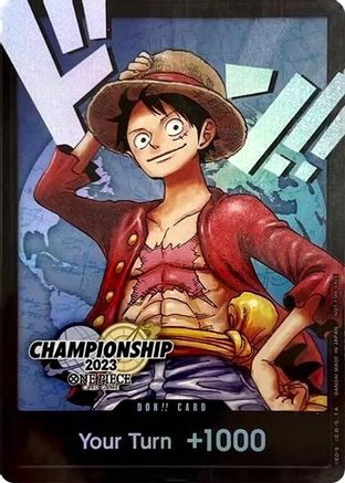 DON!! Card (Monkey.D.Luffy) (2023 World Championship Finals) - One Piece Promotion Cards Foil