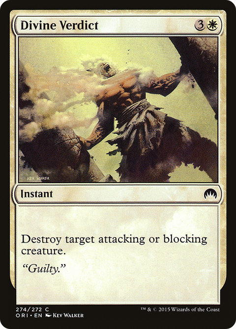 Divine Verdict (ORI-274) - Magic Origins Foil