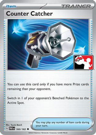 Counter Catcher 160/182  - Holofoil Prize Pack Series Cards - Uncommon