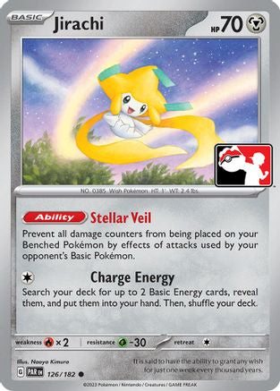Jirachi 126/182  - Holofoil Prize Pack Series Cards - Common