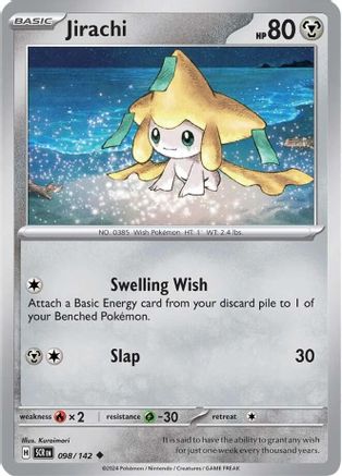Jirachi 098/142  SV07 Stellar Crown - Uncommon