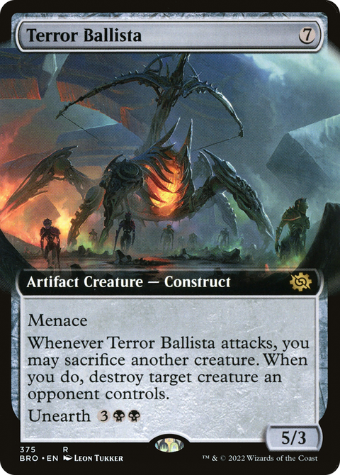 Terror Ballista (Extended Art) (BRO-375) - The Brothers' War: (Extended Art)