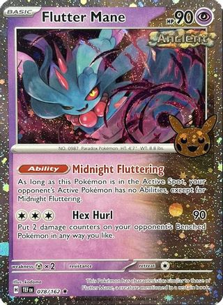 Flutter Mane (Cosmos Holo) 078/162  - Holofoil Trick or Trade BOOster Bundle 2024 - Holo Rare