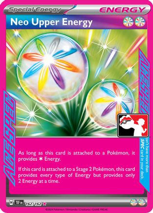 Neo Upper Energy 162/162  - Holofoil Prize Pack Series Cards - ACE SPEC Rare