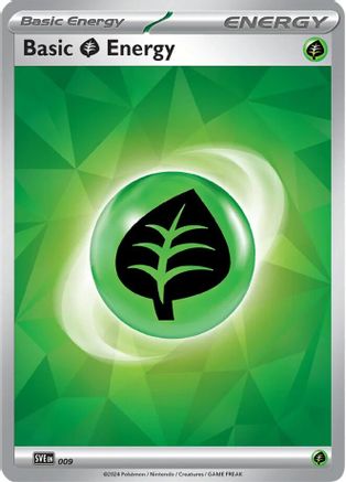 Basic Grass Energy 009  SVE Scarlet & Violet Energies - Common