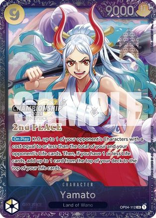 Yamato (Championship 2024 Finals 2nd Place) (OP04-112) - One Piece Promotion Cards Foil