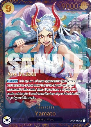 Yamato (Championship 2024 Finals 3rd Place) (OP04-112) - One Piece Promotion Cards Foil