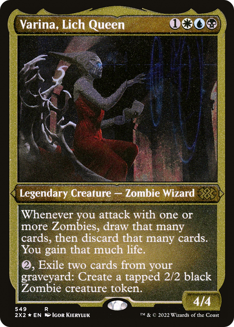 Varina, Lich Queen (2X2-549) - Double Masters 2022 Foil