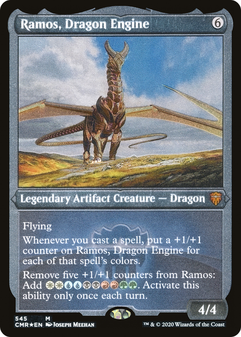 Ramos, Dragon Engine (Foil Etched) (CMR-545) - Commander Legends Foil