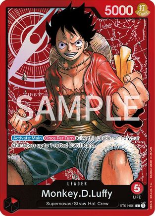 Monkey.D.Luffy (ST01-001) - Revision Pack Cards Foil