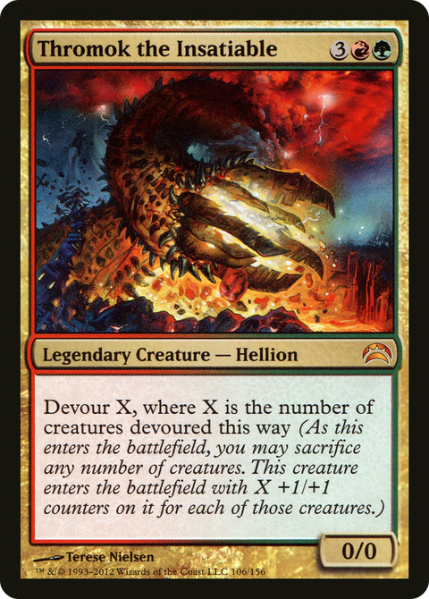 Thromok the Insatiable (PC2-106) - Planechase 2012 Foil