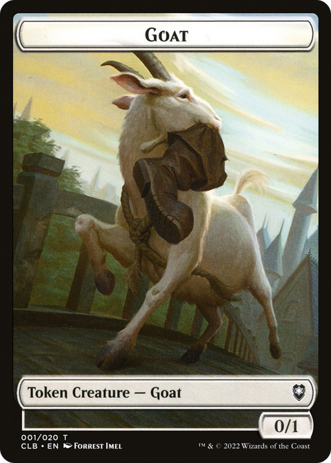 Goat Token (CLB-001) - Battle for Baldur's Gate Tokens