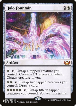 Halo Fountain (LIST-015/281) - The List Reprints