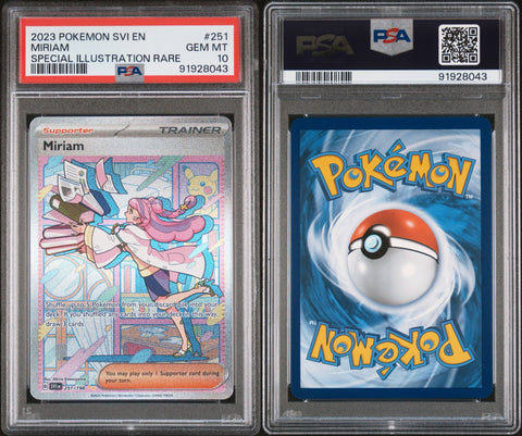 PSA 10  #251 MIRIAM SPECIAL ILLUSTRATION RARE SV1