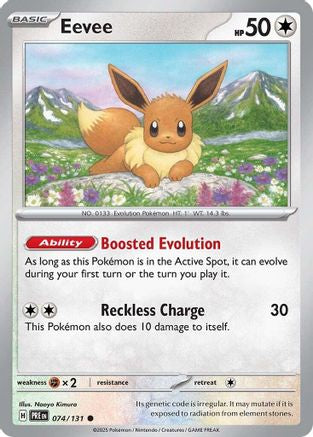 Eevee 074/131  SV Prismatic Evolutions - Common