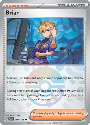 Briar (Poke Ball Pattern) 100/131  - Holofoil SV Prismatic Evolutions - Uncommon