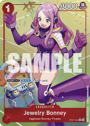 Jewelry Bonney (Parallel) (ST21-004) - Starter Deck EX: Gear 5 Foil