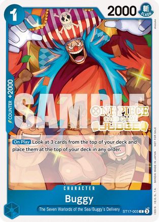 Buggy (Judge Pack Vol. 5) (ST17-003) - One Piece Promotion Cards Foil