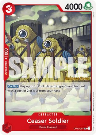 Ceaser Soldier (OP10-007) - Royal Blood Release Event Cards