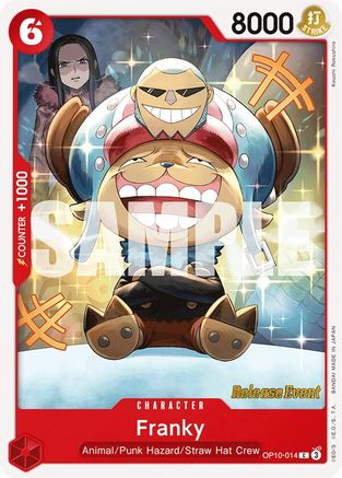 Franky (014) (OP10-014) - Royal Blood Release Event Cards
