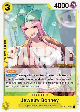 Jewelry Bonney (OP10-107) - Royal Blood Release Event Cards