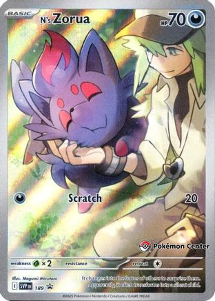 N's Zorua 189  - Holofoil SV Scarlet & Violet Promo Cards - Promo