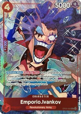 Emporio.Ivankov (Premium Card Collection -Best Selection Vol. 3-) (OP05-004) - One Piece Promotion Cards Foil