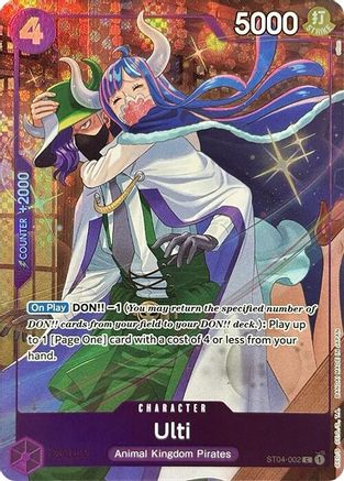 Ulti (Premium Card Collection -Best Selection Vol. 3-) (ST04-002) - One Piece Promotion Cards Foil