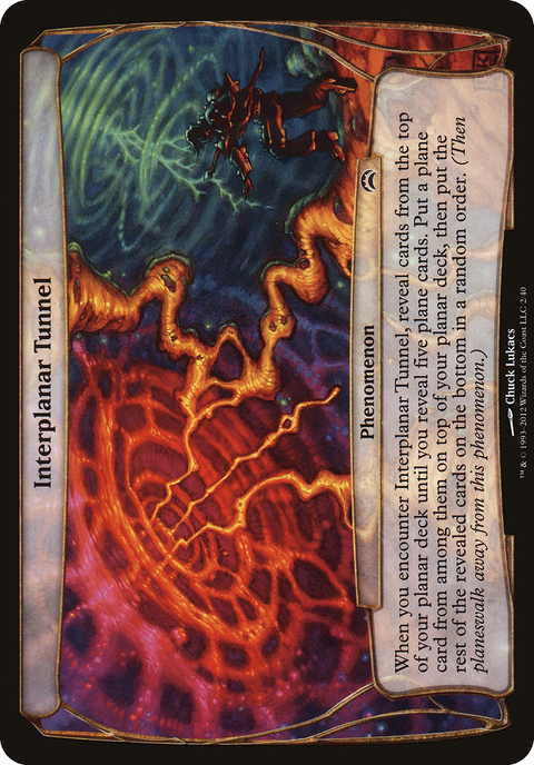 Interplanar Tunnel (Planechase 2012) (OVER-002) - Planechase 2012 Planes Foil