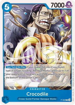 Crocodile (Store 2-on-2 Battle 2025) (P-082) - One Piece Promotion Cards