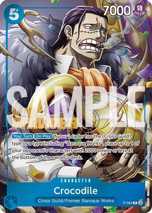 Crocodile (Store 2-on-2 Battle 2025 Winner) (P-082) - One Piece Promotion Cards Foil