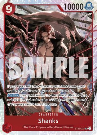 Shanks (002) (ST23-002) - Starter Deck 23: RED Shanks Foil