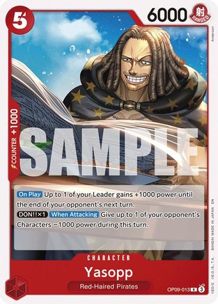 Yasopp (Reprint) (OP09-013) - Starter Deck 23: RED Shanks