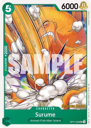 Surume (OP11-032) - A Fist of Divine Speed Release Event Cards