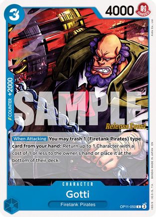 Gotti (OP11-050) - A Fist of Divine Speed Release Event Cards